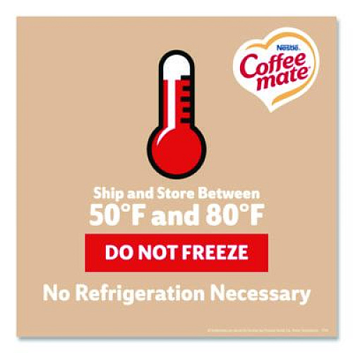 Coffee mate Liquid Coffee Creamer, Original, 0.38 oz Mini Cups, 50/Box, 4 Boxes/Carton (35110CT)