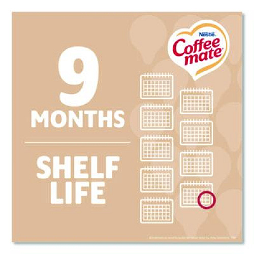 Coffee mate Liquid Coffee Creamer, Original, 0.38 oz Mini Cups, 50/Box (35110BX)