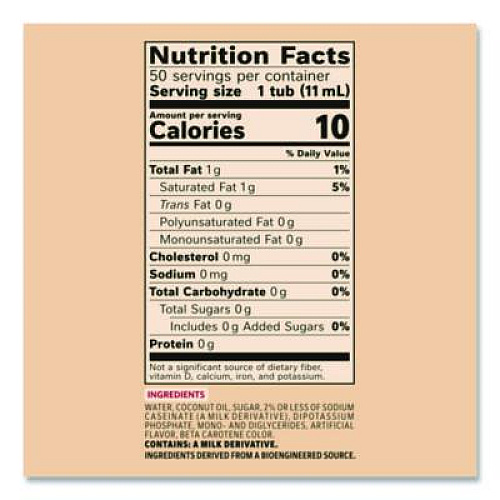Coffee mate Liquid Coffee Creamer, Original, 0.38 oz Mini Cups, 50/Box (35110BX)