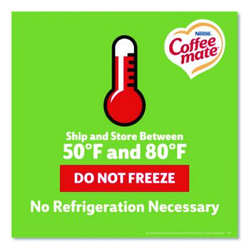 Coffee mate Liquid Coffee Creamer, Irish Cream, 0.38 oz Mini Cups, 50/Box (35112)