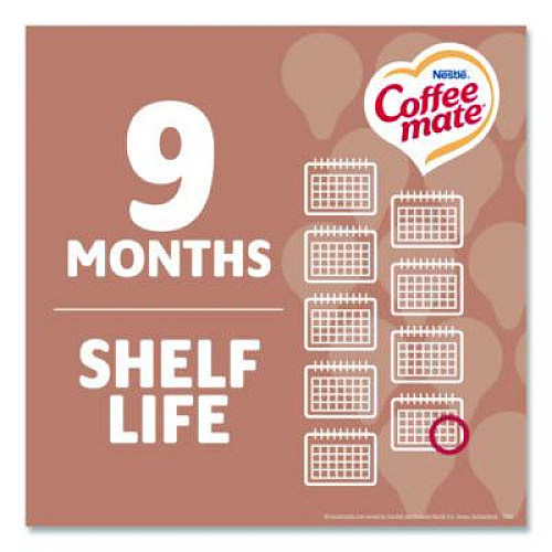 Coffee mate Liquid Coffee Creamer, Cafe Mocha, 0.38 oz Mini Cups, 50/Box, 4 Boxes/Carton (35115CT)
