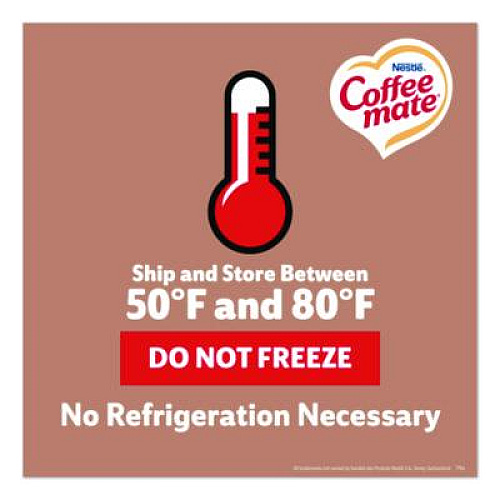 Coffee mate Liquid Coffee Creamer, Cafe Mocha, 0.38 oz Mini Cups, 50/Box (35115)