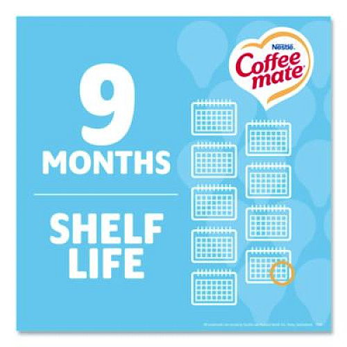 Coffee mate Liquid Coffee Creamer, French Vanilla, 0.38 oz Mini Cups, 50/Box, 4 Boxes/Carton (35170CT)