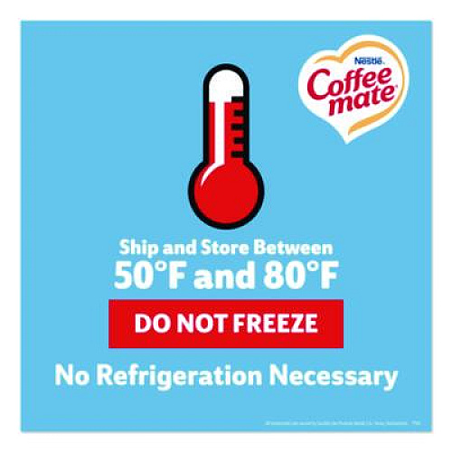 Coffee mate Liquid Coffee Creamer, French Vanilla, 0.38 oz Mini Cups, 50/Box, 4 Boxes/Carton (35170CT)