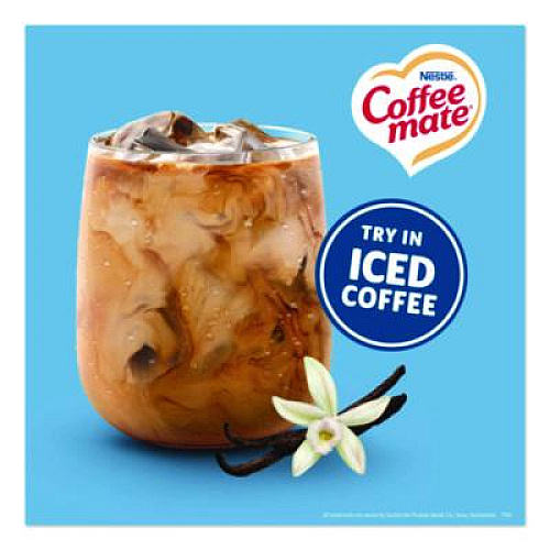 Coffee mate Liquid Coffee Creamer, French Vanilla, 0.38 oz Mini Cups, 50/Box (35170BX)