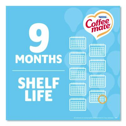 Coffee mate Liquid Coffee Creamer, French Vanilla, 0.38 oz Mini Cups, 50/Box (35170BX)