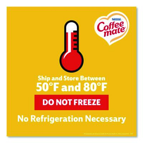 Coffee mate Liquid Coffee Creamer, Hazelnut, 0.38 oz Mini Cups, 50/Box, 4 Boxes/Carton (35180CT)