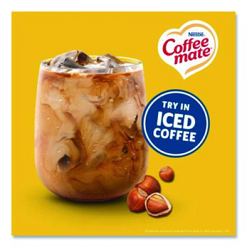 Coffee mate Liquid Coffee Creamer, Hazelnut, 0.38 oz Mini Cups, 50/Box (35180BX)