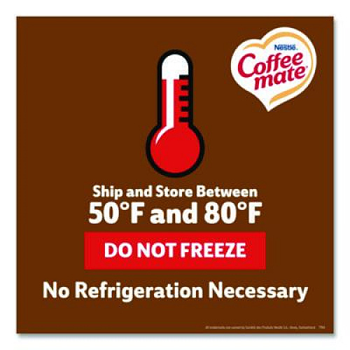 Coffee mate Liquid Coffee Creamer, Snickers, 0.38 oz Mini Cups, 200/Carton (61425CT)