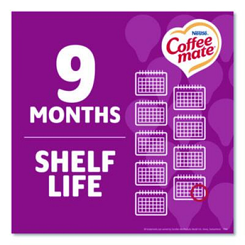 Coffee mate Liquid Coffee Creamer, Salted Caramel Chocolate, 0.38 oz Mini Cups, 50/Box, 4 Boxes/Carton (77197CT)