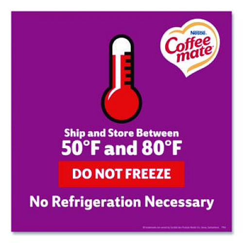 Coffee mate Liquid Coffee Creamer, Salted Caramel Chocolate, 0.38 oz Mini Cups, 50/Box, 4 Boxes/Carton (77197CT)