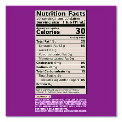 Coffee mate Liquid Coffee Creamer, Salted Caramel Chocolate, 0.38 oz Mini Cups, 50/Box, 4 Boxes/Carton (77197CT)