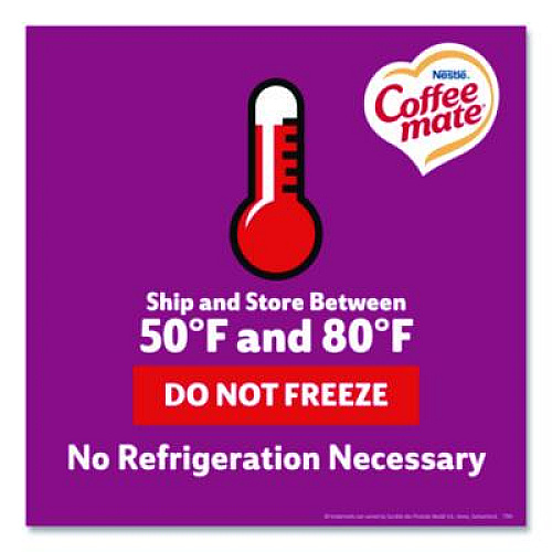 Coffee mate Liquid Coffee Creamer, Salted Caramel Chocolate, 0.38 oz Mini Cups, 50/Box (77197)