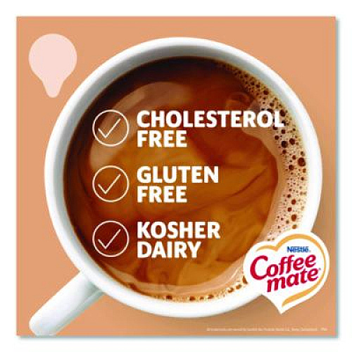 Coffee mate Liquid Coffee Creamer, Vanilla Caramel, 0.38 oz Mini Cups, 50/Box, 4 Boxes/Carton (79129CT)