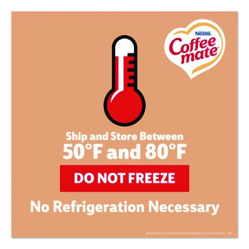 Coffee mate Liquid Coffee Creamer, Vanilla Caramel, 0.38 oz Mini Cups, 50/Box, 4 Boxes/Carton (79129CT)