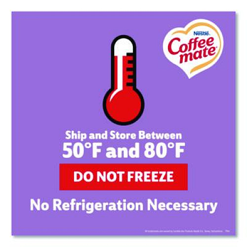 Coffee mate Liquid Coffee Creamer, Italian Sweet Cream, 0.38 oz Mini Cups, 50/Box, 4 Boxes/Carton (84652CT)
