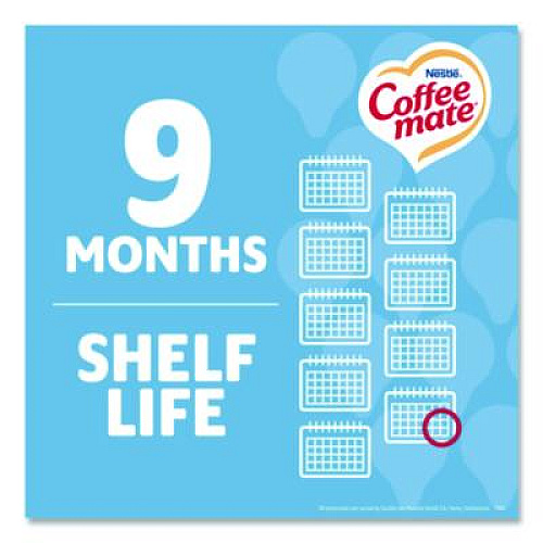 Coffee mate Liquid Coffee Creamer, Zero Sugar French Vanilla, 0.38 oz Mini Cups, 50/Box (91757)