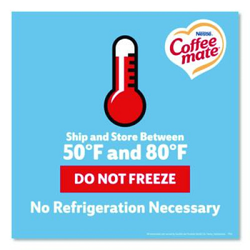 Coffee mate Liquid Coffee Creamer, Zero Sugar French Vanilla, 0.38 oz Mini Cups, 50/Box (91757)