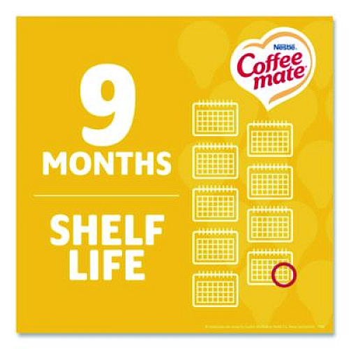 Coffee mate Liquid Coffee Creamer, Zero Sugar Hazelnut, 0.38 oz Mini Cups, 50/Box, 4 Boxes/Carton (98468CT)