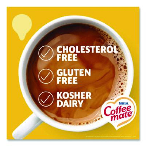 Coffee mate Liquid Coffee Creamer, Zero Sugar Hazelnut, 0.38 oz Mini Cups, 50/Box (98468BX)