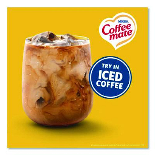 Coffee mate Liquid Coffee Creamer, Zero Sugar Hazelnut, 0.38 oz Mini Cups, 50/Box, 4 Boxes/Carton (98468CT)