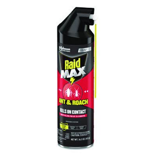 Raid Ant/Roach Killer, 14.5 oz Aerosol Spray, Unscented, 6/Carton (345742)
