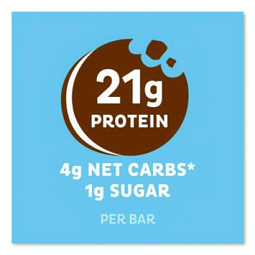 Quest Protein Bars, Cookies and Cream, 2.12 oz Bar, 12 Bars/Box (00018)