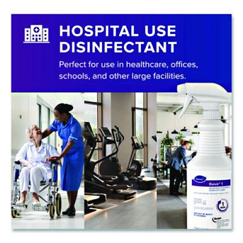 Diversey Oxivir 1 RTU Disinfectant Cleaner, 32 oz Spray Bottle, 12/Carton (100850916)