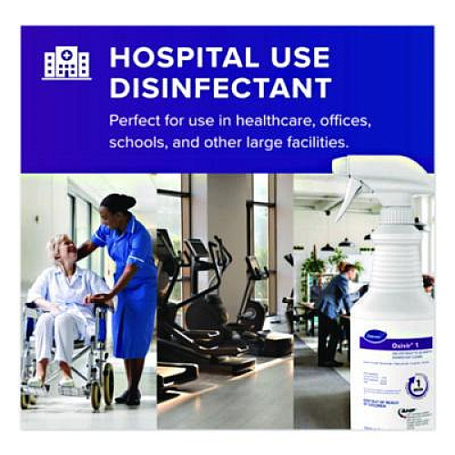 Diversey Oxivir 1 Wipes, 1-Ply, 6 x 7, 160/Canister, 12 Canisters/Carton (100850923)