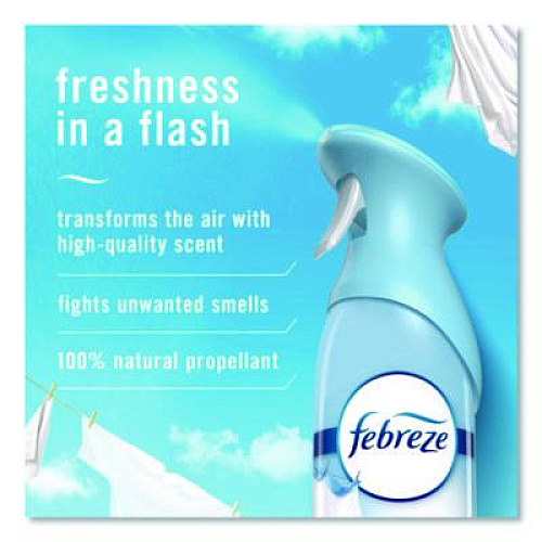 Febreze AIR, Linen and Sky, 8.8 oz Aerosol Spray, 2/Pack, 3 Packs/Carton (17340)