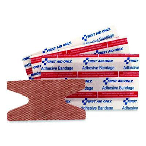 First Aid Only Heavy Woven Knuckle Bandages, Sterile, Individually Wrapped, 50/Box (1850)