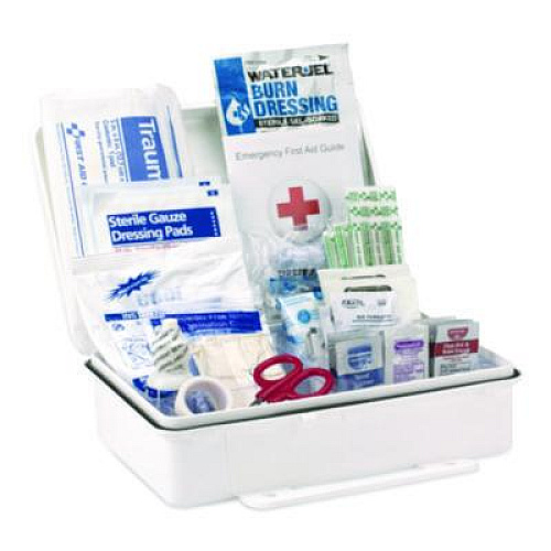 First Aid Only ANSI 2021 First Aid Kit for 25 People, 94 Pieces, Plastic Case (91324)
