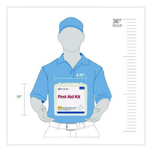 First Aid Only ANSI 2021 Type III First Aid Kit for 50 People, 184 Pieces, Metal Case (91328)