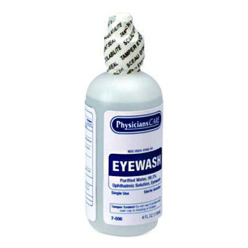 PhysiciansCare by First Aid Only First Aid Refill Components Disposable Eye Wash, 4 oz Bottle (340204)