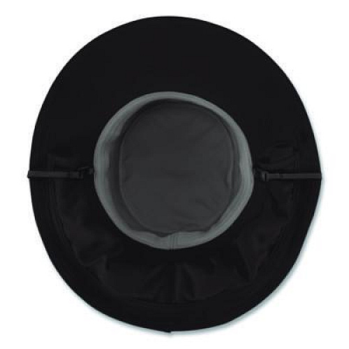 ergodyne Chill-Its 8934 Ranger Hat with Neck Shade, Microfiber/Polyester, Large/X-Large, Black (12726)