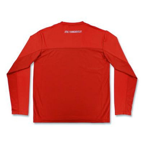 ergodyne Chill-Its 6689 Cooling Long Sleeve Sun Shirt with UV Protection, Large, Orange (12179)