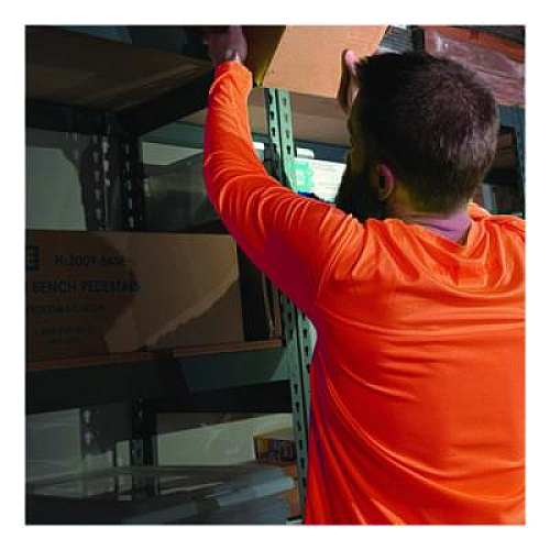 ergodyne Chill-Its 6689 Cooling Long Sleeve Sun Shirt with UV Protection, 3X-Large, Orange (12182)