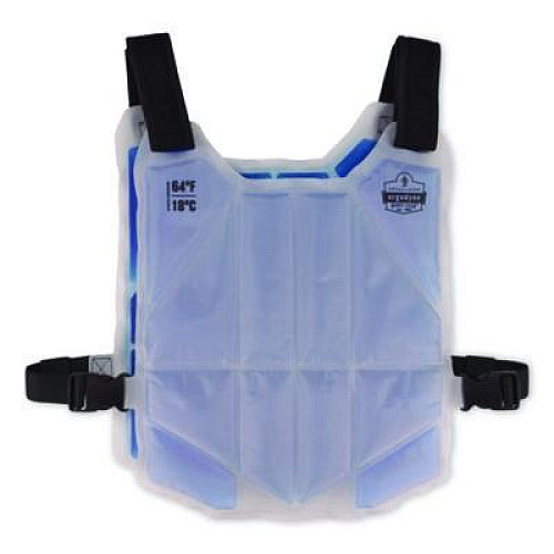ergodyne Chill-Its 6210 Phase Change Cooling Ice Vest, Nylon/Phase Change, One Size Fits Most, Blue (12222)