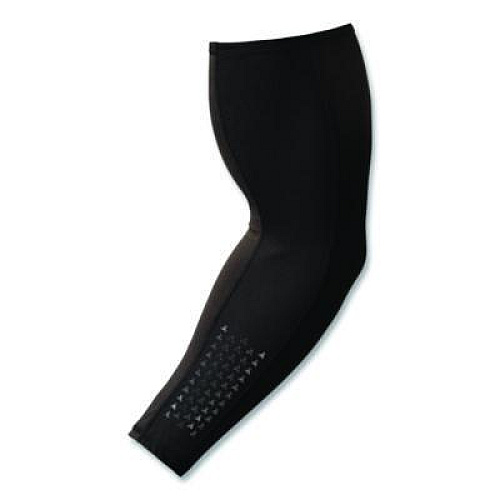 ergodyne Chill-Its 6691 Cooling Arm Sleeves with Box-Handling Grip, Polyester/Spandex, 2X-Large, Black (12390)