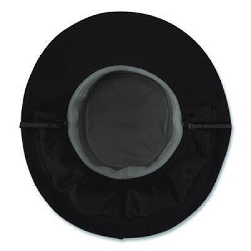 ergodyne Chill-Its 8934 Ranger Hat with Neck Shade, Microfiber/Polyester, Small/Medium, Black (12725)