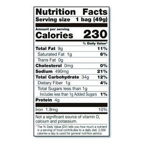 Gardettos Club Mix, Zesty Original, 1.75 oz Packet, 60/Carton (20026)