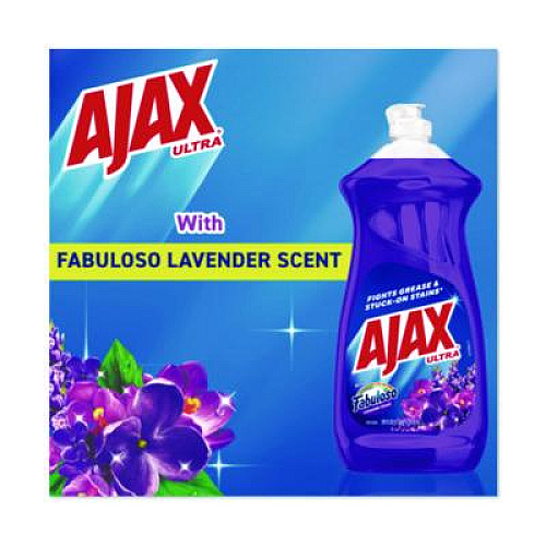 Ajax Dish Detergent, Fabuloso Scent, 28 oz Bottle, 9/Carton (61037540CT)