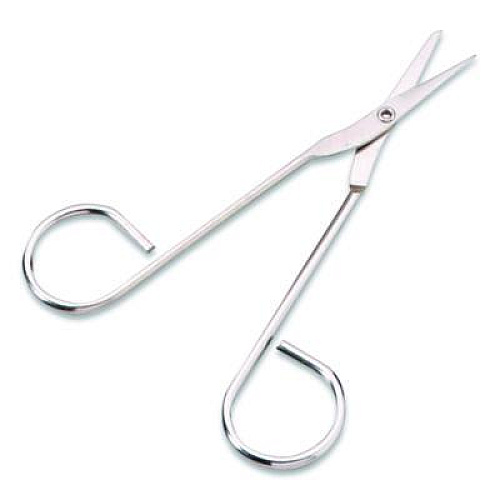 First Aid Only First Aid Scissors, 4.5" Long, Straight Nickel Handle (813161)