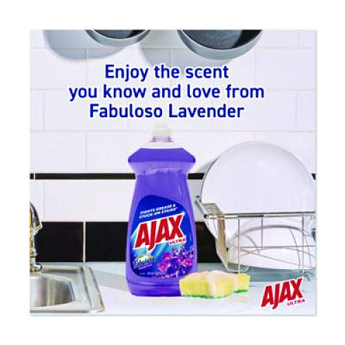 Ajax Dish Detergent, Fabuloso Scent, 28 oz Bottle, 9/Carton (61037540CT)