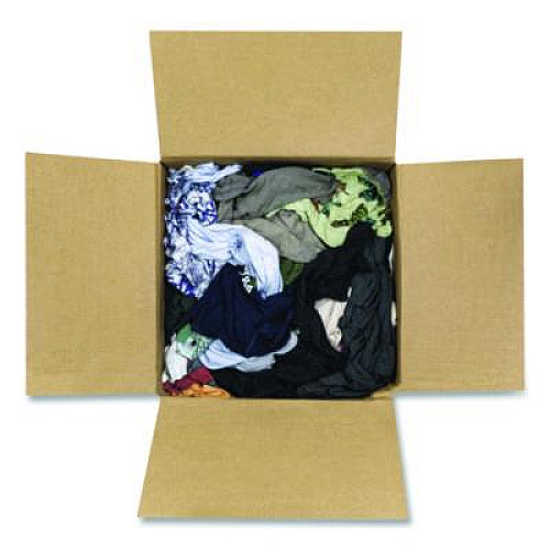 HOSPECO Reclaimed Colored Knits - T-Shirt/Polo, Assorted Sizes and Colors, 25 lb/Box (13525)