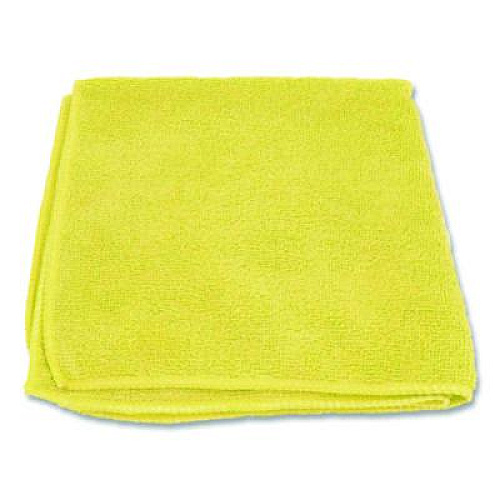 Boardwalk Microfiber Cleaning Cloths, 12 x 12, Yellow, 12/Pack (12YELCLOTH)