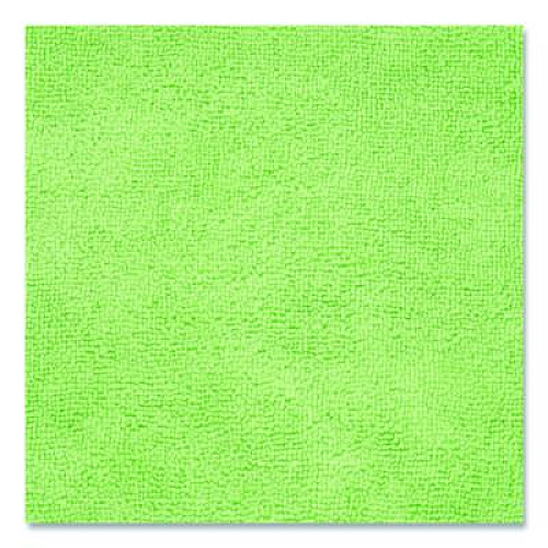 Boardwalk Microfiber Cloths, 12 x 12, Green, 12/Pack (12GRECLOTH)