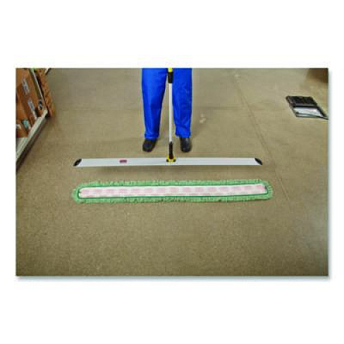 Rubbermaid Commercial HYGEN HYGEN Quick Connect Single-Sided Frame, 60 x 3, Aluminum, Yellow, 6/Carton (Q595YEL)