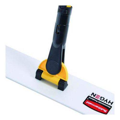 Rubbermaid Commercial HYGEN HYGEN Quick Connect Single-Sided Frame, 35" x 3", Yellow (Q580YEL)