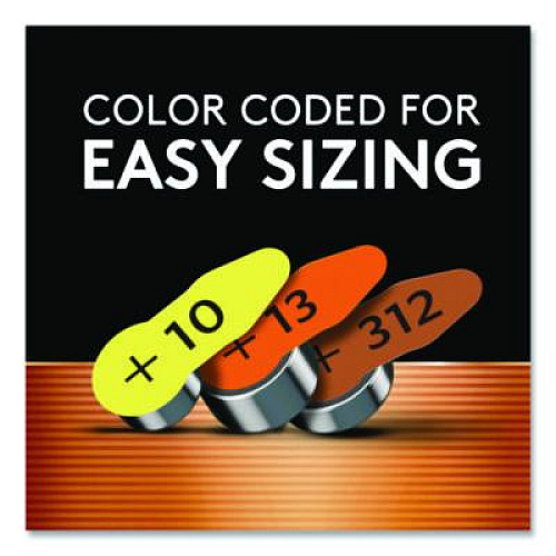 Duracell Hearing Aid Battery, #13, 16/Pack (DA13B16ZM09)